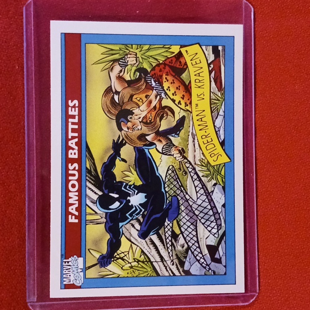 SPIDER-MAN vs KRAVEN Marvel 1990 Universe #92